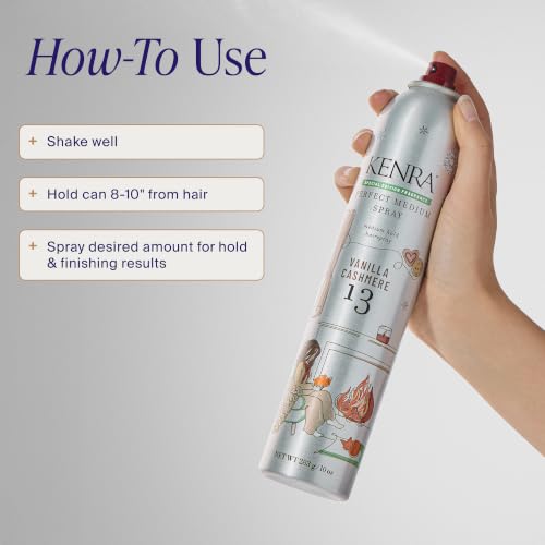 Image of Kenra Professional Perfect Medium Spray 13 | Provides Styling Control Without Stiffness | Medium Hold | Fast-Drying Formulation | High Shine Finish | All Hair Types
