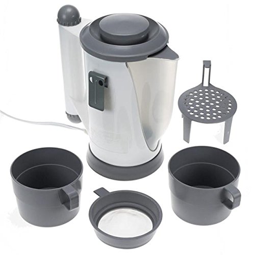 PLUG IN 12v CAR KETTLE SET VAN MPV MINI CAB TEA COFFEE MAKER ELECTRIC HEATER