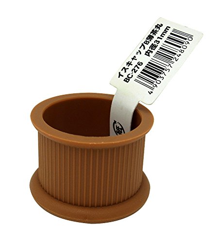 WAKI イスキャップB 丸型 内径31mm 薄茶 BC-276