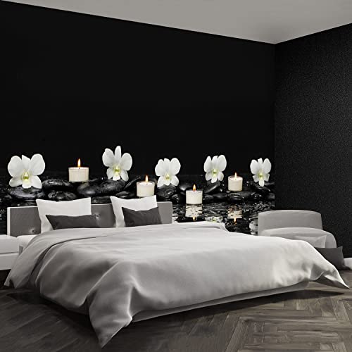 Papier peint Tulup orchidée de bougies 312x219cm grand format