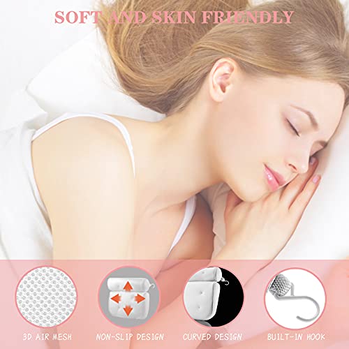 Bath Pillows for Tub - Bathtub Spa Pillow with With 6 Non-Slip Suction Cups - Shoulder, Back, Neck and Head Rest Support for Bath - Extra Thick and Soft Air Mesh Pillow for Bath, Fits All Bathtub - Image 3