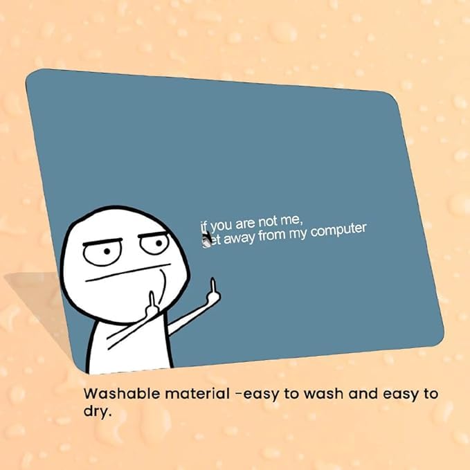 Image of OUTFITQUE Cute Mouse Pad - Printed Mousepad with Anti-Slip Rubber Base & Smooth Mouse Control for Laptop, Gaming, Notepad, Desktops (Multi 3)