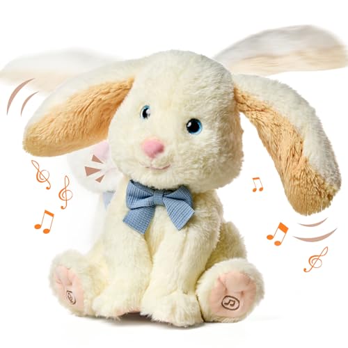TUMAMA Bunny Stuffed Animal - Musical Stuffed Animal...