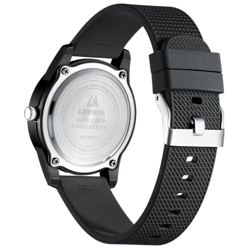 Image of LN LENQIN Mens Watches Waterproof Stainless Steel Watch for Men Analog Quartz Fashion Business Designer Wristwatch