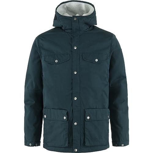 Image of Fjallraven Greenland Winter Men's Insulated Full-Zip Midlayer Jacket | G-1000, Synthetic Fill, DWR Treated, Fixed Hood, Regular Fit