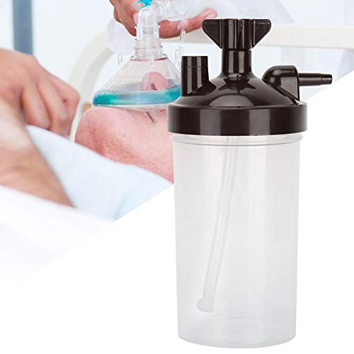 GAESHOW Generador de Oxígeno, Botellas Humidificadoras, Concentrador de Oxígeno, Taza de humidificación, Accesorio para PC, Humidificador de Botella Agua para Humidificador Concentrador de OxíGeno