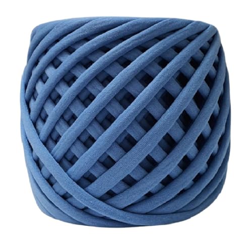 Fio de Malha Dalia Premium 500g – Espessura 33mm, Anti-Pilling, para Crochê, Tricô e Bolsas Artesanais (4009-Cobalto)