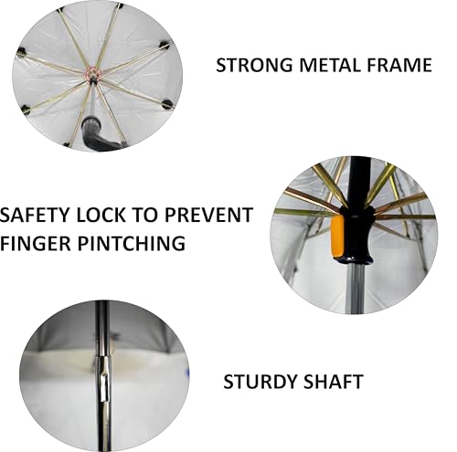 Image of COMBO OFFER Black color Umbrellas for rain and sunshine, Strong and windproof is suitable for men, women, boys, girls, and kids. Manual Unfold, two fold black umbrellas.