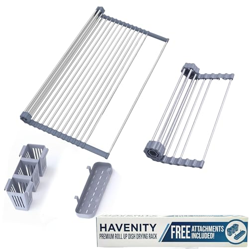 HAVENITY Expandable Roll Up Dish Rack