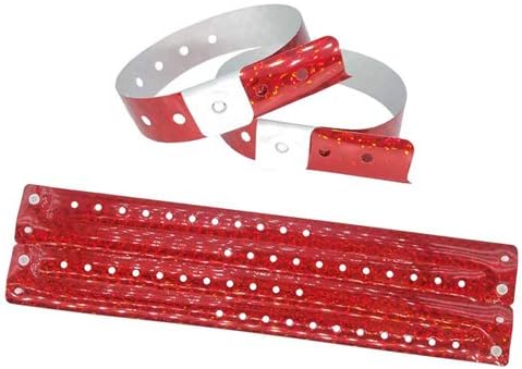 100 Braccialetti In Vinile Per Eventi - Impermeabili E Monouso - 25x1,6 Cm - Foto 8