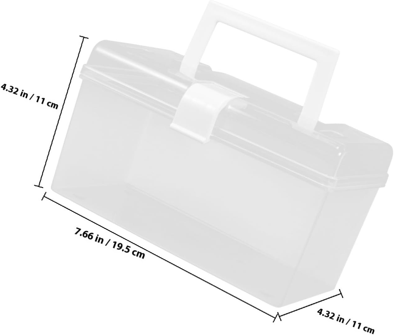 Plastic Laundry Powder Box, PP Storage Container, Stackable Modern image 2