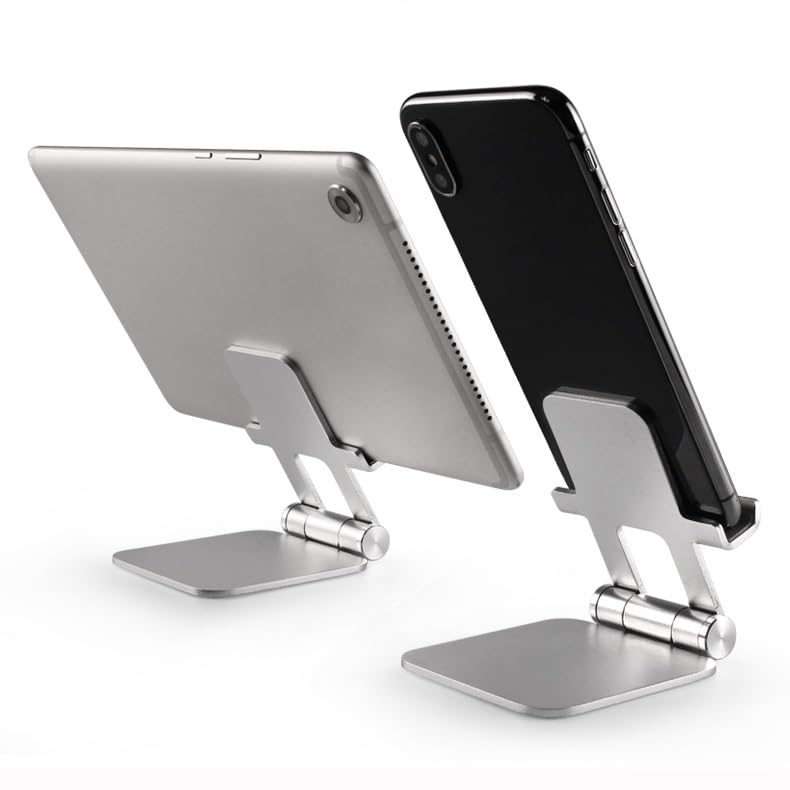 Soporte para teléfono móvil de escritorio plegable de aluminio universal 3