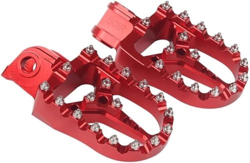 Repose-pieds moto rouge pour 701 Enduro et Supermoto