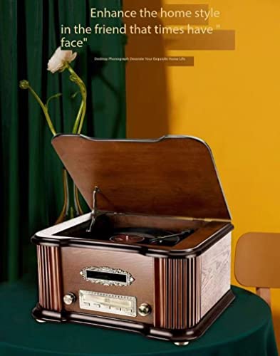 Phonographe de Bureau rétro, Salon nostalgique Home Audio Classique européen, Tourne-Disque Vinyle, Lecteur Bluetooth… - Les Beatles, Paul McCartney, John Lennon, RIngo Starr, George Harrison Phonographe de Bureau rétro, Salon nostalgique Home Audio Classique européen, Tourne-Disque Vinyle, Lecteur Bluetooth… – Image 5