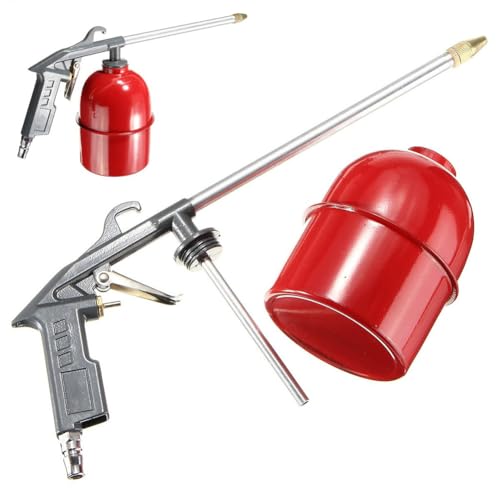Pulverizador de aire para automóviles, dispositivo de limpieza de motor, unidad desengrasante con boquilla ajustable, pulverizador de lavado | Uso para el mantenimiento de motores de coche, fijación