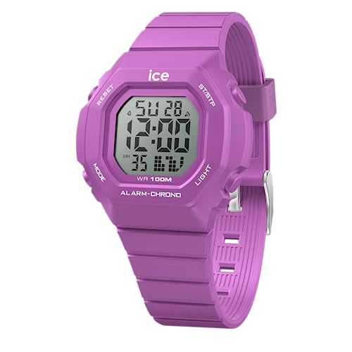 ICE-WATCH - Ice Digit Ultra Purple - Montre Violette pour Fille avec Bracelet en Plastique - 022101...