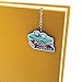 Paper House Productions Book Lover's Enamel Charm Chain & Clip Bookmark - One More Chapter