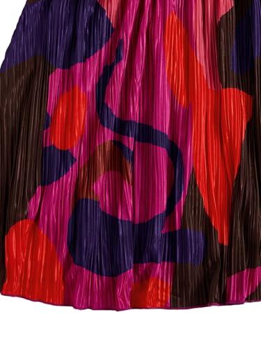 Image of SOLY HUX Women's Tie Dye Cami Dress Halter Backless Sleeveless A Line Short Summer Dresses Sundress