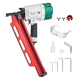 KingOu Mexican Style NR2190 21 Degree Plastic Strip Framing Nailer Aluminum Magazine Framing Nail Gun Covers NR83A2 Framing Nailer All Function