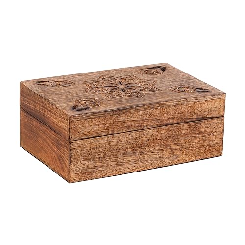 Mela-Artisans-Large-Burnt-Mango-Wood-Boxs-with-Lid-Serena-Wooden-Large-Keepsake-Boxs-Handmade-Decorative-Boxs-with-Lid-for-Use-As-Tea-Box-Book-Boxs-Jewelry-Box-Photo-Storage-Boxs-9-x-6-x-35 Mela Artisans Large Burnt Mango Wood Boxs with Lid Serena Wooden Large Keepsake Boxs Handmade Decorative Boxs with Lid for Use As Tea Box Book Boxs Jewelry Box Photo Storage Boxs 9 x 6 x 35