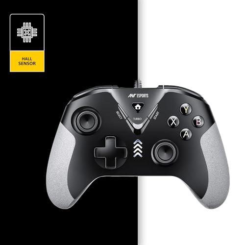 Ant Esports GP165 Wired Controller with Hall Effect Magnetic Triggers for PC/PS3/Android (Black/Grey) - Image 3