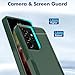 for Samsung Galaxy S21 Ultra Case: Dual Layer Protective Heavy Duty Cell Phone Cover Shockproof Rugged with Screen Protector - Military Protection Bumper Tough - Samsung Galaxy S21 Ultra, Dark Green