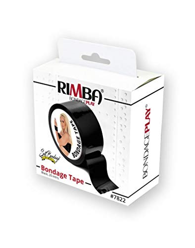 Rimba Ruban de bondage Noir 20 m