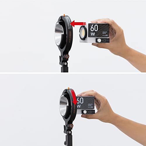ZHIYUN Adapter A for ZHIYUN Molus G60 Video Light, from ZY Mount to Bowens Mount - Image 3