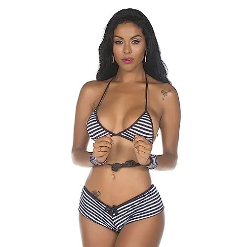 Fantasia Conjunto Mini Presidiária Pimenta Sexy 7030