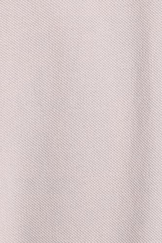 Image of Louis Philippe Men's Slim Fit Single-Tuck Pique Stylized Sleeve Print and Contrast Tipping Half Sleeve Solid Cotton Polo Tshirt