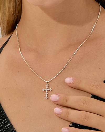 Image of embroidery Cross Necklace Y2K, Cross Necklace for Women, Gothic Fashion Accessory for Men and Women, Pendant for Alternative Style Wear, Daily and Special Occasion