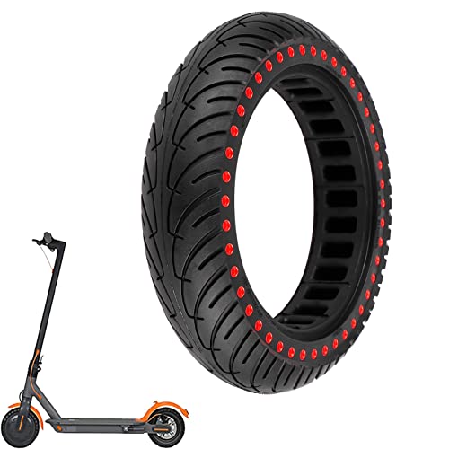 YBang Scooter Honeycomb Solid Tire 8 1/2 × 2 Rubber Tire 8.5 Inch Tubeless Tire for Xiaomi Mi 3/1S/M365/PRO/PRO2 for Gotrax Gxl V2/XR Electric Scooter (1 PC, Red)