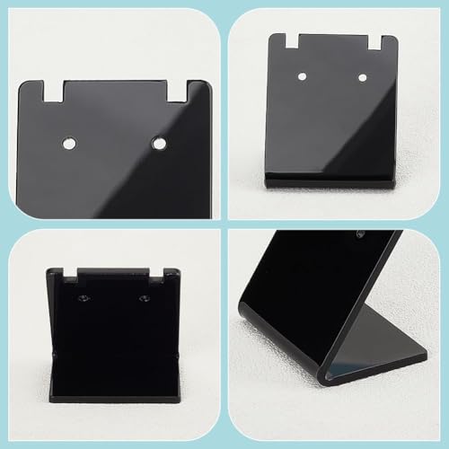 Image of Earrings Holder Acrylic Jewelry Display Rack Stud Earring Organizer for Woman Jewelry (mini black Pack of 24)