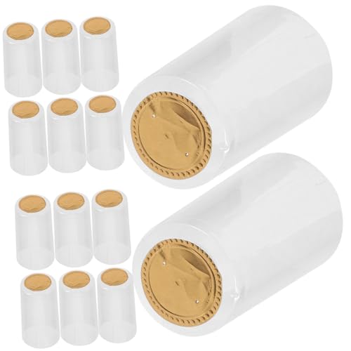 SOLUSTRE Heat Shrink Capsules for Wine Bottles 100pcs Wine Bottle Sealer Wine Corks for Wine Bottles Bottle Heat Shrink Seals Wine Cap
