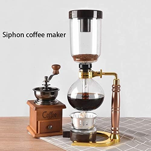 Cafetera de Sifón al Vacío 3 Tazas de Vidrio Manual miniatura 6