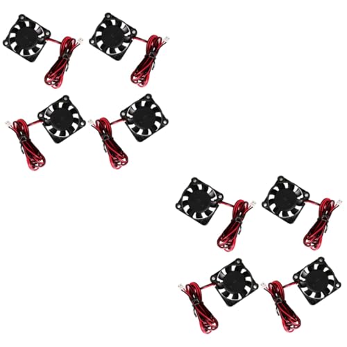 Gatuida 8pcs Radiator Electric Industrial Cooling Fan Blower for Printer Low Cooling Fan Accessory