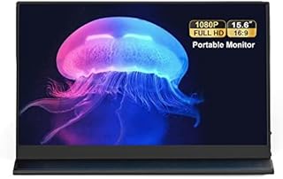 ZSCMALLS Portable Monitor Upgraded Ultra Slim&Lightweight Metal Frame 15 Inch IPS HDR 1080P HD Eye Care Screen USB C Gaming Monitor for Laptop/PC/Cellphone/Switch/PS3-4/Xbox/Raspberry Pi