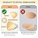 AIDOWU Bra Pads Push Up Double Sided Sticky Bra Inserts, Instant Push Up Anti Slip Invisible Shaping Bra Pad for Bikini (Large)