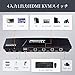 TESmart HDMI KVM Switch 4 Port 4K@60Hz, KVM Switch 1 Monitor 4 Computers EDID Emulators, USB 2.0, L/R Audio, Hotkey Switch, Button Switch with Remote Controller and All Cables