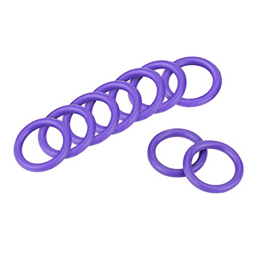 Qiilu Dichtung für Klimaanlage, Auto, 270 Stück, Sortiment mit O-Ringdichtung, Gummi, Werkzeug, Reparatur, Klimaanlage, Auto (Violett)
