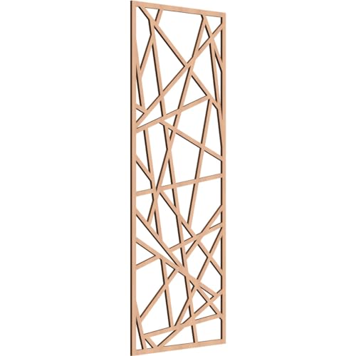 Image of Conway Decorative Pierced Fretwork Wood Wall Panels, 19 3 /8 inchW x 49 3 /8 inchH x 1 /4 inchT, Alder