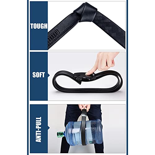 Business Formal Style Genuine Leather Automatic Buckle Belts for Men Gift Box (Color : As Shown, Size : 110cm) (As Shown 120cm)2