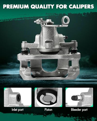 Image of SCITOO Rear Left Brake Caliper With Bracket 18B5177 Compatible For Dodge Journey 2009-2012