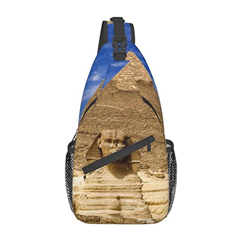 Sac à dos à bandoulière pour cyclisme et camping au design Pyramides