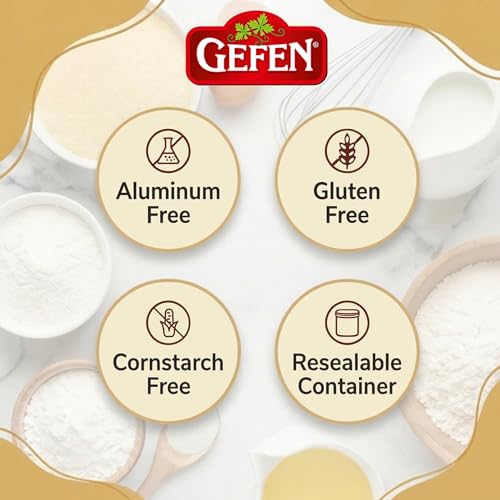 Gefen Baking Powder 227g | Gluten Free, Aluminium Free, Corn Starch Free, Kosher