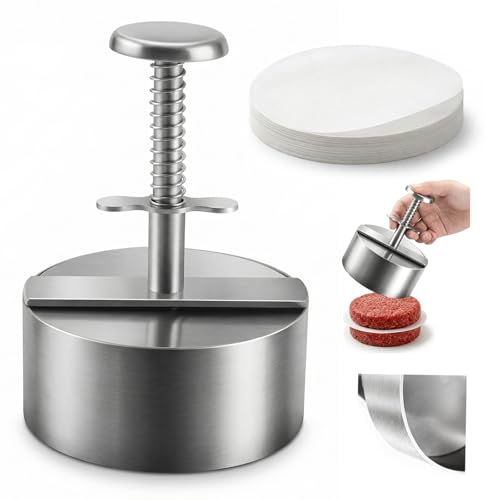 Hamburguesera de acero inoxidable de 4.5 pulgadas miniatura 1