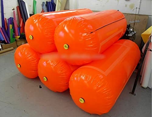 Inflatable Commercial 0.7mm PVC Swimming Water Barrier Racing Marker Buoy New (Size: Small - 3x2ft.)