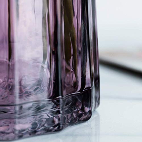 Home Vaas, Veelkleurige Glazen Vaas Verhoog Onbreekbare Vaas, Lelie Tulpenvaas, Hoog: 25CM/30CM (Kleur: Blauw, Maat: 12 * 12 * 30CM) - Afbeelding 5