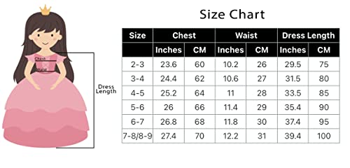 Romy's Collection Princess Toddler Girls Costume Dress Up (Blue 05, 5-6) #TOP6