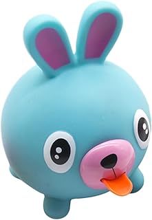 iplusmile Crianças Animal Espremer A Língua Para Fora Lento Subindo Coelho Estresse Gritando Brinquedo Guincho Para Alívio De Descompressão Do Estresse